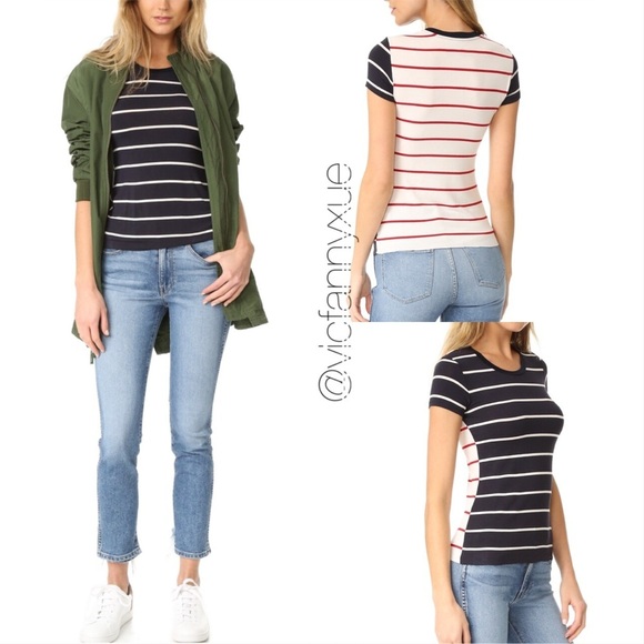 Bailey 44 breakwater striped Tee xs - Picture 1 of 4